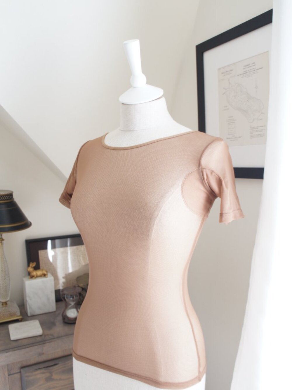 Numi The Signature Mesh Undershirt Color Cinnamon Size Extra Small - Picture 5 of 12